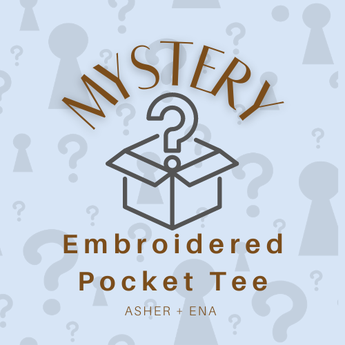 Embroidered  Mystery Pocket Tee