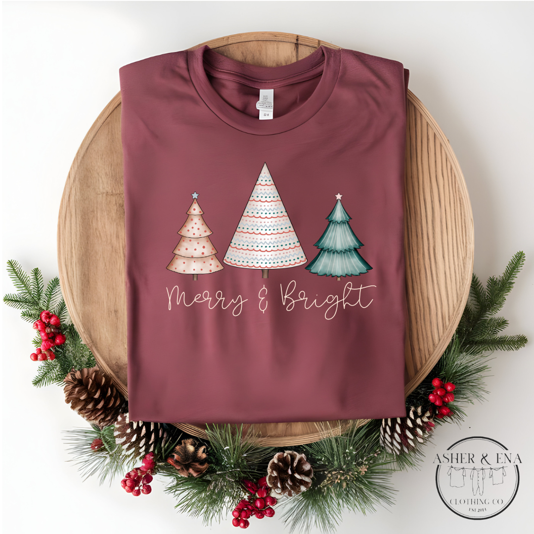 Graphic Christmas Tees - Adult