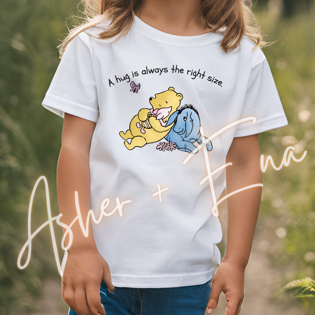 Pooh Hug Tee or Hoodie