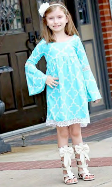 Scarlett Trumpet Sleeve Tunic or Dress