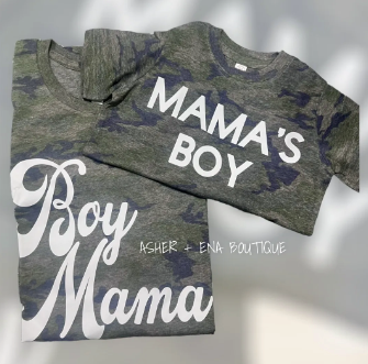 Camo Mama's Boy Tee