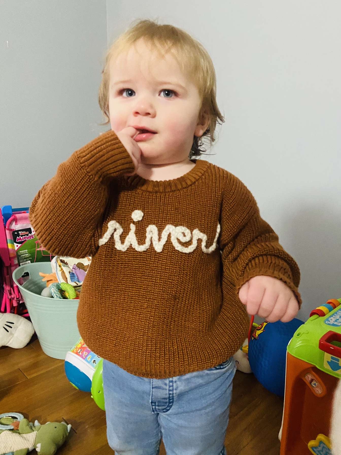 Crocheted Name Sweater